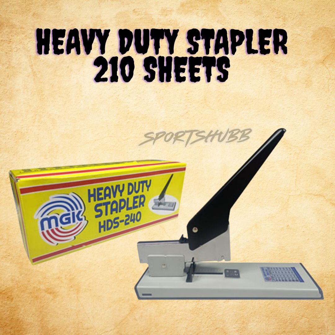 Heavy Duty Stapler (Category: Office & Business Technology) located in Quezon City. Submitted by mike10sitaldas (Listing ID 1469095199, Image 2). Description: Heavy Duty Stapler 6,000 Php - Heavy Duty Stapler 12,600 Php - Heavy Duty Stapler We Serve Wholesale / Retail Shipping: Nationwide Shipping fee will be shouldered by the customers. *SPORTS AND MUSICAL EQUIPMENTS * GYM EQUIPMENTS *OFFICE EQUIPMENTS.