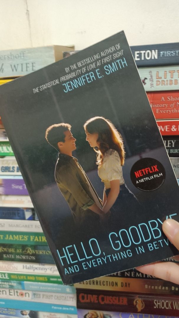Hello, Goodbye, and Everything in Between Jennifer E. Smith (Category: Storybooks) located in Caloocan City. Submitted by summerjak2025 (Listing ID 1469045163, Image 1). Description: - Title:, Goodbye, and Everything in Between by Jennifer E. Smith - Format: Paperback with movie tie-in cover sticker - Genre: Contemporary young adult romance - Condition: Great read, clear text, and sturdy binding - Perfect for: YA romance fans and movie tie-in col