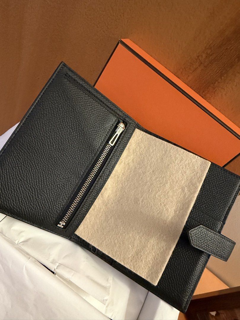 Hermes Bearn Compact Wallet Noir Black (Category: Luxury Bags & Wallets) located in Manila. Submitted by paupreloveditems88 (Listing ID 1468970888, Image 3). Description: BELOW SRP!!!! - Authentic Hermes Bearn Compact wallet - Color: Noir (Black) - Material: Durable Epsom leather - Hardware: Palladium - Features: Iconic H strap closure, multiple card slots, slip pockets, and a zippered coin compartment - Inclusion: Original Hermes orange box and 
