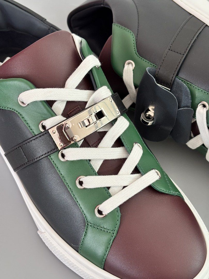 Hermes Day sneaker (Category: Sneakers & Footwear) located in Muntinlupa City. Submitted by ironman0907 (Listing ID 1469064492, Image 3). Description: Hermès Day Sneaker ‘Multicolore Marine’ Selling a brand new, 100% authentic Hermès Day Sneaker in the highly sought-after Multicolore Marine colorway featuring the iconic Kelly buckle. Product Details: Brand: Hermès Model: Day Sneaker (‘Multicolore Marine’) Size: EU 40.5 (US 7.5-8 equivalent) Condi
