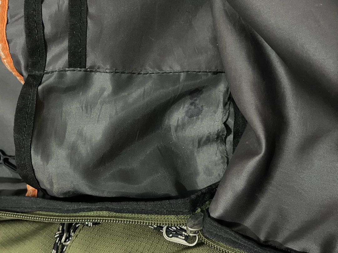 High Sierra JP Keno Backpack Green (Category: Hiking & Camping) located in Manila. Submitted by aching_90 (Listing ID 1469074642, Image 3). Description: - Brand/Model: High Sierra JP Keno Backpack - Color: Olive Green - Material: 100% durable polyester (easy to clean with a damp cloth) - Comfort: Mesh padded shoulder straps, back panel, and adjustable chest strap - Storage: Multiple zip compartments, side slip pockets, and compression buckles - n