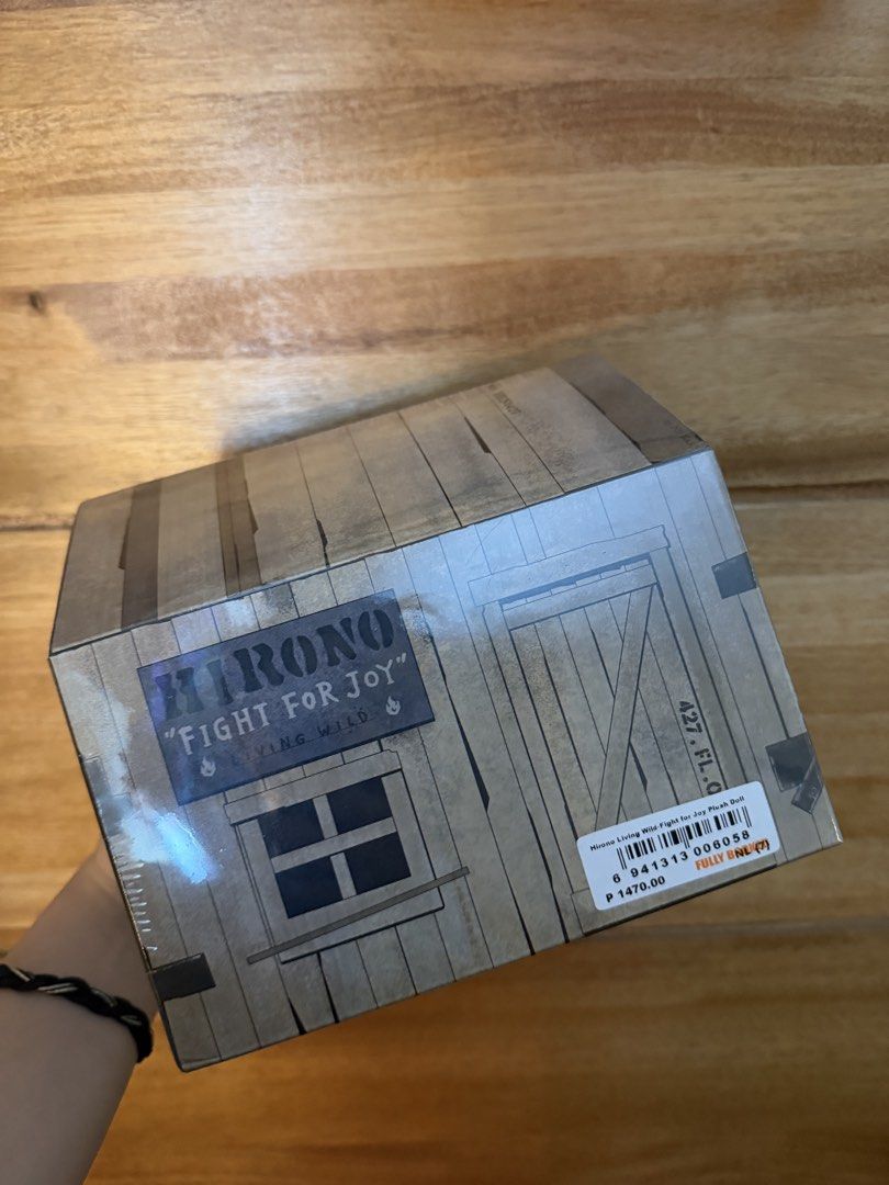 Hirono Fight For Joy Plush SEALED (Category: Plushies & Soft Toys) located in Marikina City. Submitted by lemonlover2 (Listing ID 1468987586, Image 3). Description: Sealed Selling for 1300 only! Marikina City Pwede meet up nearby Pwede SSD o J&T.
