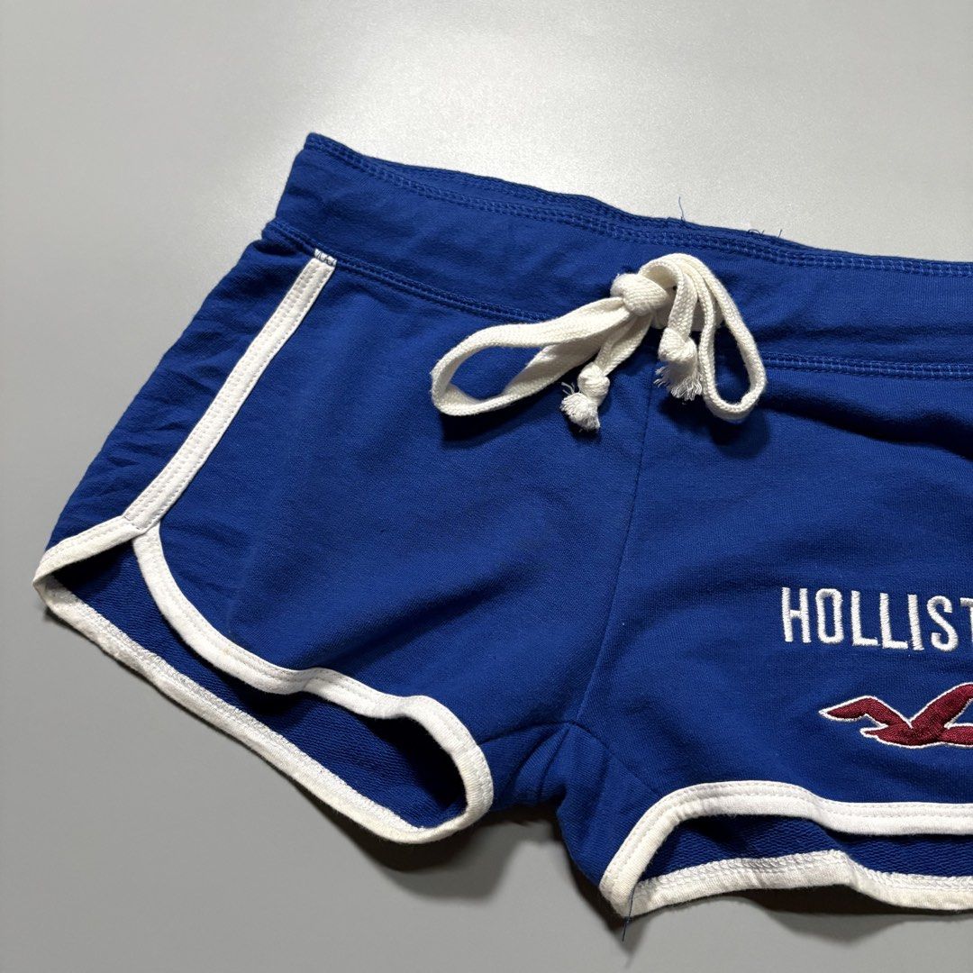 Hollister 2000s Dolphin Sweat Shorts (Category: Shorts) located in Tayabas. Submitted by tayabaskartell (Listing ID 1469158581, Image 3). Description: Hollister 2000s Dolphin Sweat Shorts Classic mid-2000s French terry dolphin shorts with embroidered seagull detailing. Hollister 2000s Dolphin Sweat Shorts These vintage low-rise lounge shorts were produced by Hollister California during the peak of 2000s mall-brand dominance. Constructed from pure