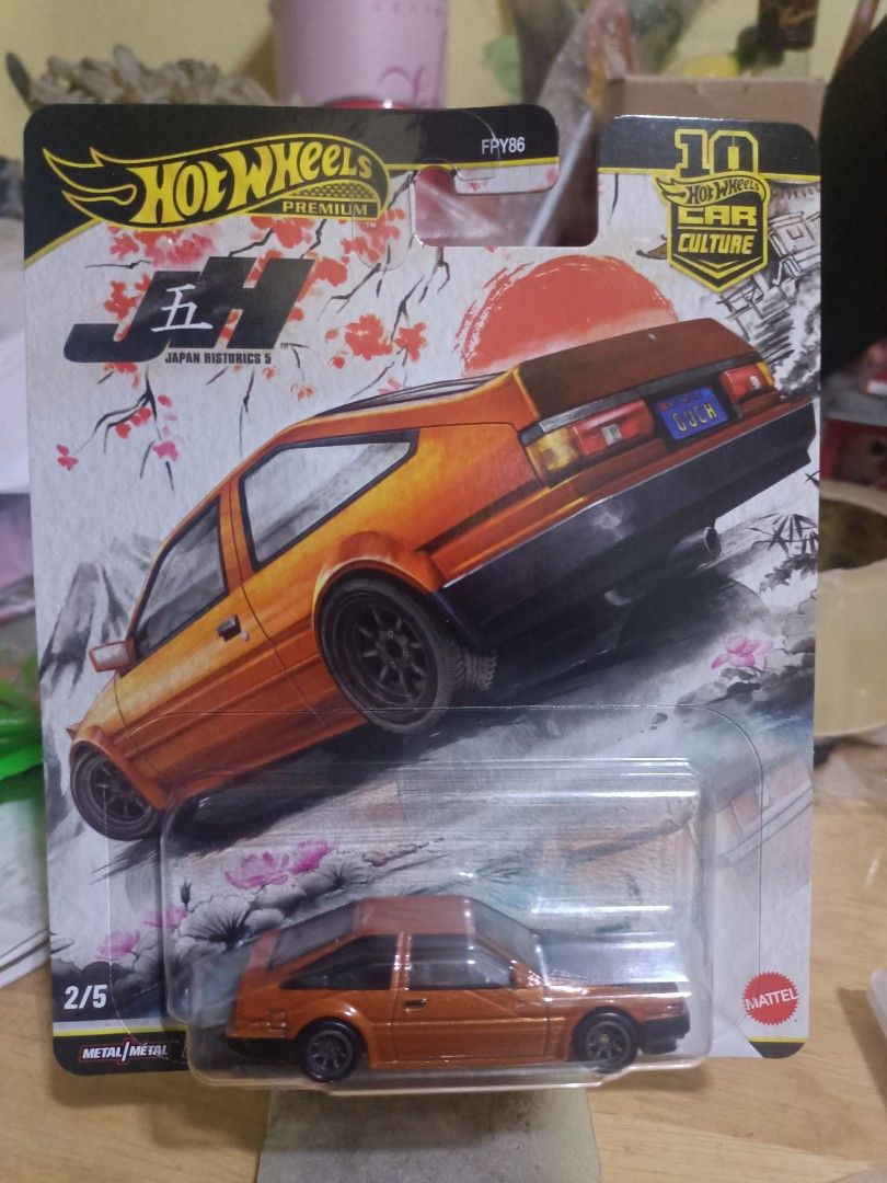 Hot Wheels Premium (Category: Vehicle & Diecast Models) located in Dasmarinas. Submitted by jimzvcra (Listing ID 1469005125, Image 1). Description: Reading is Essential!!! Toyota AE86 Sprinter Trueno Soft Corners Prices are Fixed Located at Dasmarinas, Cavite Payment via Gcash Deliver via: Renier Express LBC COP Lalamove (From Dasmarinas Cavite or PGH) Meetup by schedule (PGH, Waltermart Dasmarinas, DLSUMC, Avit Coffee near aguinaldo highway cor.