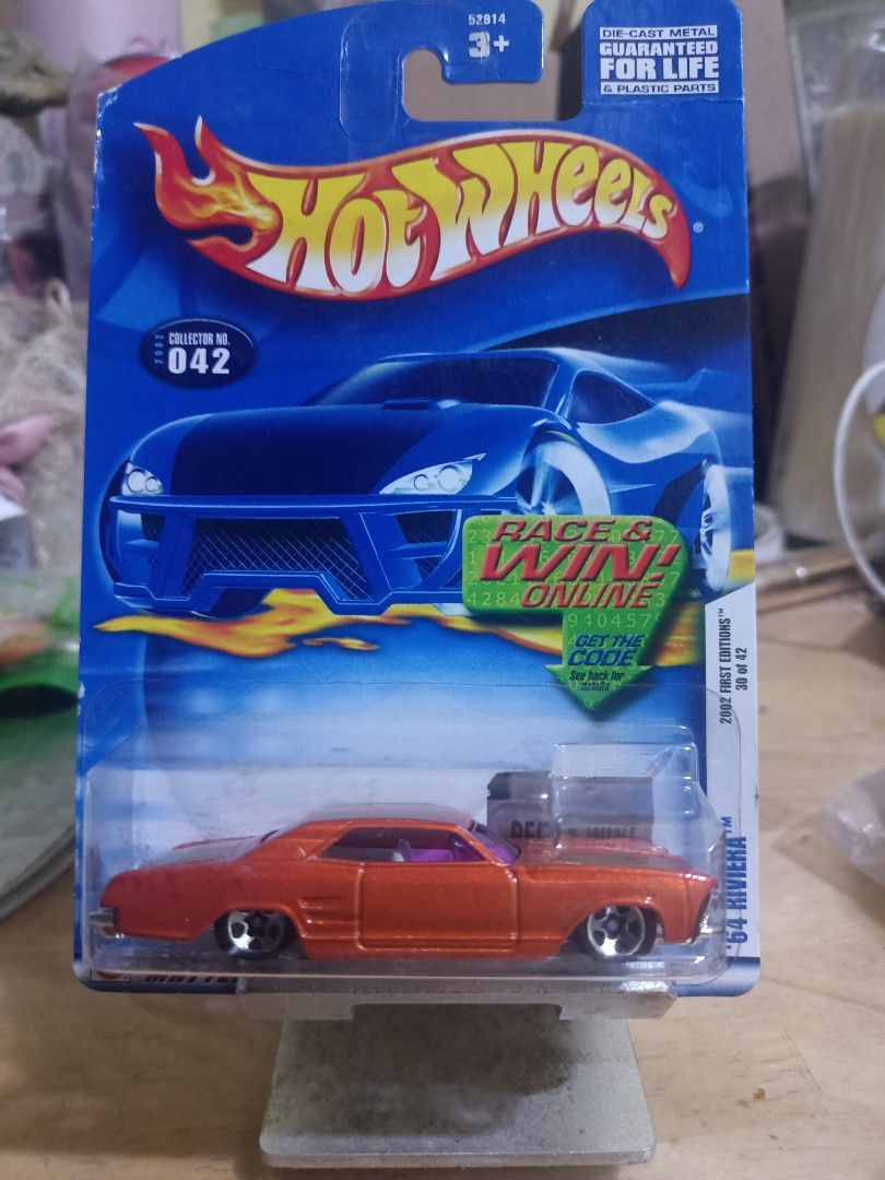 Hot Wheels (Category: Vehicle & Diecast Models) located in Dasmarinas. Submitted by jimzvcra (Listing ID 1469009961, Image 1). Description: Reading is Essential!!! '64 Riviera Soft Corners Prices are Fixed Located at Dasmarinas, Cavite Payment via Gcash Deliver via: Renier Express LBC COP Lalamove (From Dasmarinas Cavite or PGH) Meetup by schedule (PGH, Waltermart Dasmarinas, DLSUMC, Avit Coffee near aguinaldo highway cor. tirona avenue).
