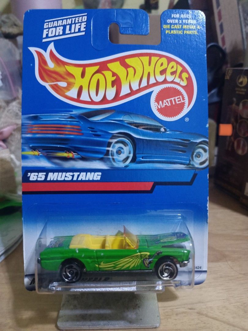 Hot Wheels (Category: Vehicle & Diecast Models) located in Dasmarinas. Submitted by jimzvcra (Listing ID 1469016421, Image 1). Description: Reading is Essential!!! '65 Mustang Soft Corners Opening hood Metal Base Prices are Fixed Located at Dasmarinas, Cavite Payment via Gcash Deliver via: Renier Express LBC COP Lalamove (From Dasmarinas Cavite or PGH) Meetup by schedule (PGH, Waltermart Dasmarinas, DLSUMC, Avit Coffee near aguinaldo highway cor.