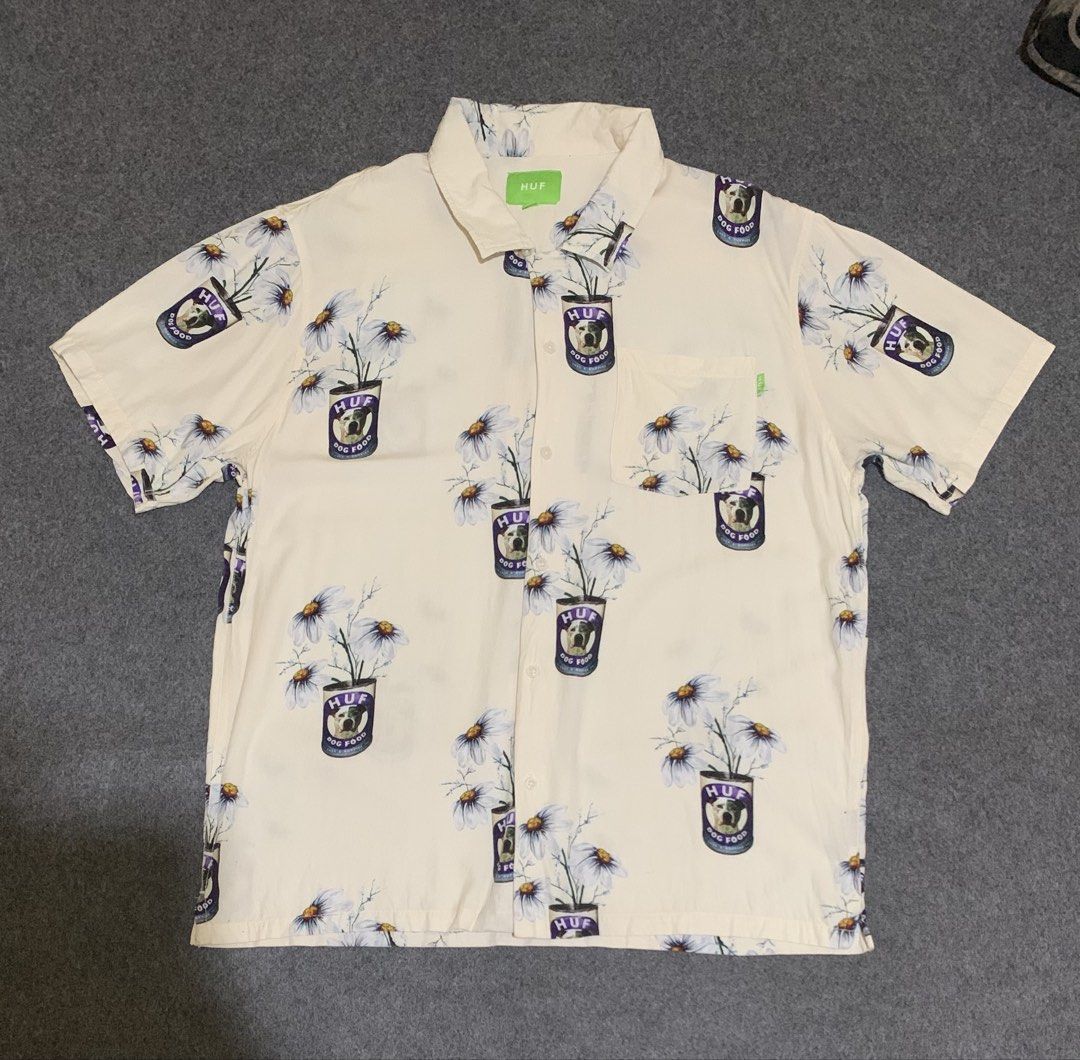 HUF can off white shirt beach (Category: Tshirts & Polo Shirts ) located in Lapu Lapu. Submitted by kimthrift1976 (Listing ID 1469094877, Image 2). Description: Excellent condition No issue Large size Dimes 23x28 .