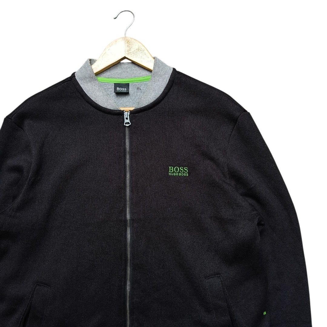 HUGO BOSS BOMBER STYLE JACKET (Category: Coats, Jackets and Outerwear) located in Paranaque City. Submitted by AlwaysOpen (Listing ID 1469062965, Image 2). Description: HUGO BOSS BOMBER STYLE JACKET SIZE LARGE ( 22x26 ) EXCELLENT CONDITION / NO ISSUES 1750+SF.