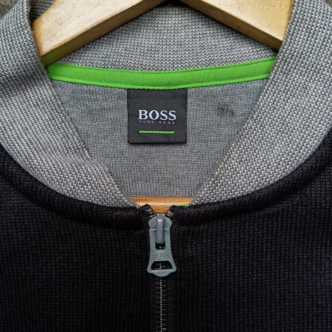 HUGO BOSS BOMBER STYLE JACKET (Category: Coats, Jackets and Outerwear) located in Paranaque City. Submitted by AlwaysOpen (Listing ID 1469062965, Image 3). Description: HUGO BOSS BOMBER STYLE JACKET SIZE LARGE ( 22x26 ) EXCELLENT CONDITION / NO ISSUES 1750+SF.