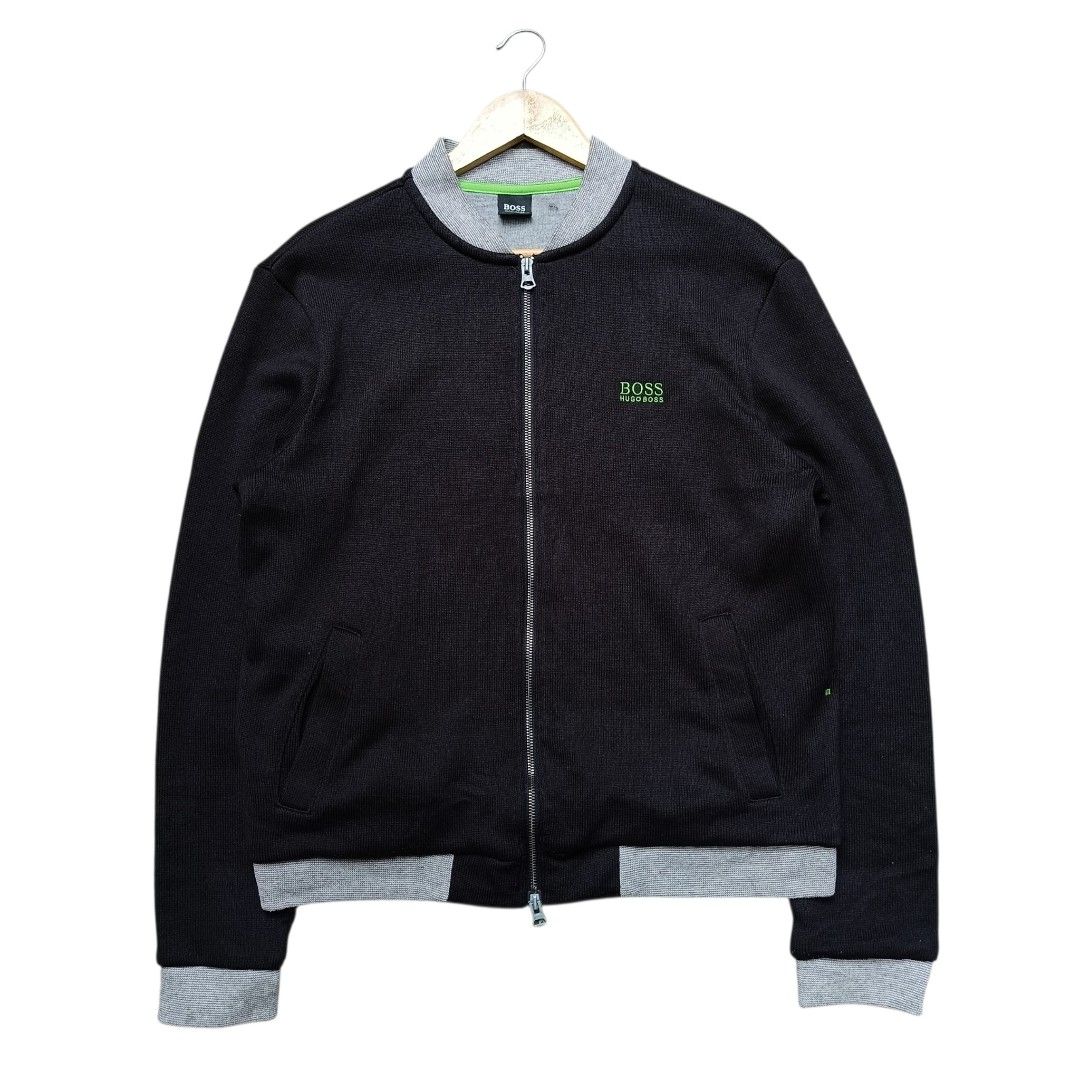 HUGO BOSS BOMBER STYLE JACKET (Category: Coats, Jackets and Outerwear) located in Paranaque City. Submitted by AlwaysOpen (Listing ID 1469062965, Image 1). Description: HUGO BOSS BOMBER STYLE JACKET SIZE LARGE ( 22x26 ) EXCELLENT CONDITION / NO ISSUES 1750+SF.