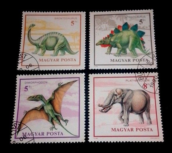Hungary 1990 - Prehistoric Animals 4v. (used) (Category: Stamps & Prints) located in Balamban. Submitted by pandastampscebu (Listing ID 1468940401, Image 1). Description: Hungary 1990 - Prehistoric Animals 4v. (used) ₱30. Used. Price : ₱30. LAST PRICE POSTED The price is always for the whole set you see on the picture. GENERAL INFO ------------------------ MAXIMUM RESERVATION = 48 HOURS Shipping fee nationwide with J&T is ₱130. Free shipping for 