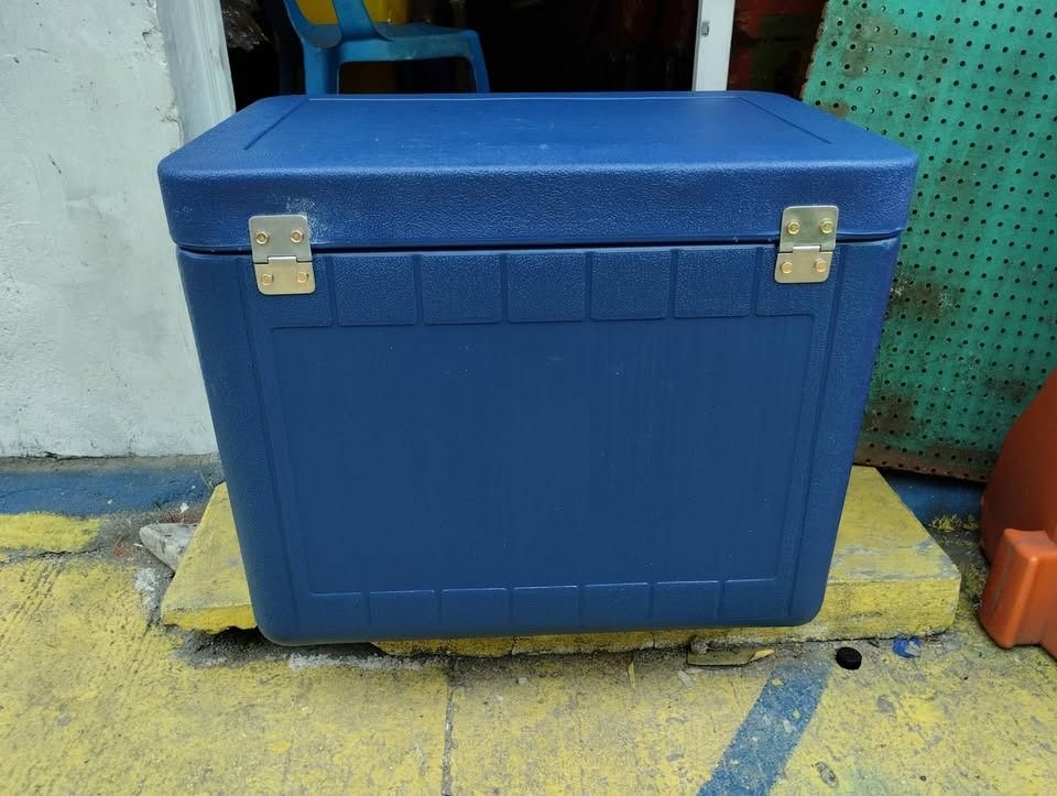 ICE CHEST ICE COOLER BOX (Category: Food Organization & Storage) located in Caloocan City. Submitted by epicdragon.cf8b55 (Listing ID 1468977234, Image 2). Description: ICE CHEST ICE COOLER BOX heavy duty We also have Barrier / traffic cone / ppe's / cover all Trash bin / cooler box / kayak / freezer jacket Safety shoes / rainboots/ raincoat JUST CALL US / Pm me for more info. -09971763227 LOOK FOR : Angelina Address: 634 JRA COMPOUND LUPANG PARI