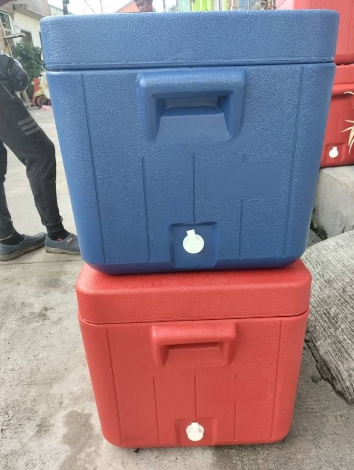 ICE CHEST ICE COOLER BOX (Category: Food Organization & Storage) located in Caloocan City. Submitted by epicdragon.cf8b55 (Listing ID 1468977234, Image 3). Description: ICE CHEST ICE COOLER BOX heavy duty We also have Barrier / traffic cone / ppe's / cover all Trash bin / cooler box / kayak / freezer jacket Safety shoes / rainboots/ raincoat JUST CALL US / Pm me for more info. -09971763227 LOOK FOR : Angelina Address: 634 JRA COMPOUND LUPANG PARI