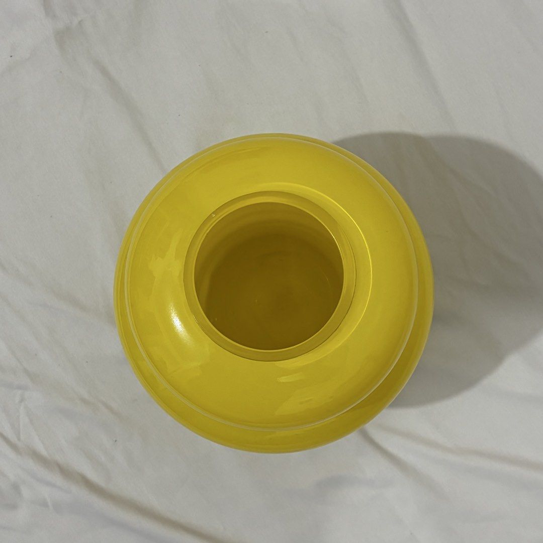 IKEA Källarhals Vase (Yellow) (Category: Vases & Decorative Bowls) located in Quezon City. Submitted by teragramzednetlig (Listing ID 1469130295, Image 2). Description: Perfect as a pop of color decoration/display or a vase for flowers. See the third picture for size comparison. MOP: BDO Bank Transfer MOD: Shipping will be handled by the buyer; I prefer SDD. For any questions regarding the item or shipping, send me a message. .