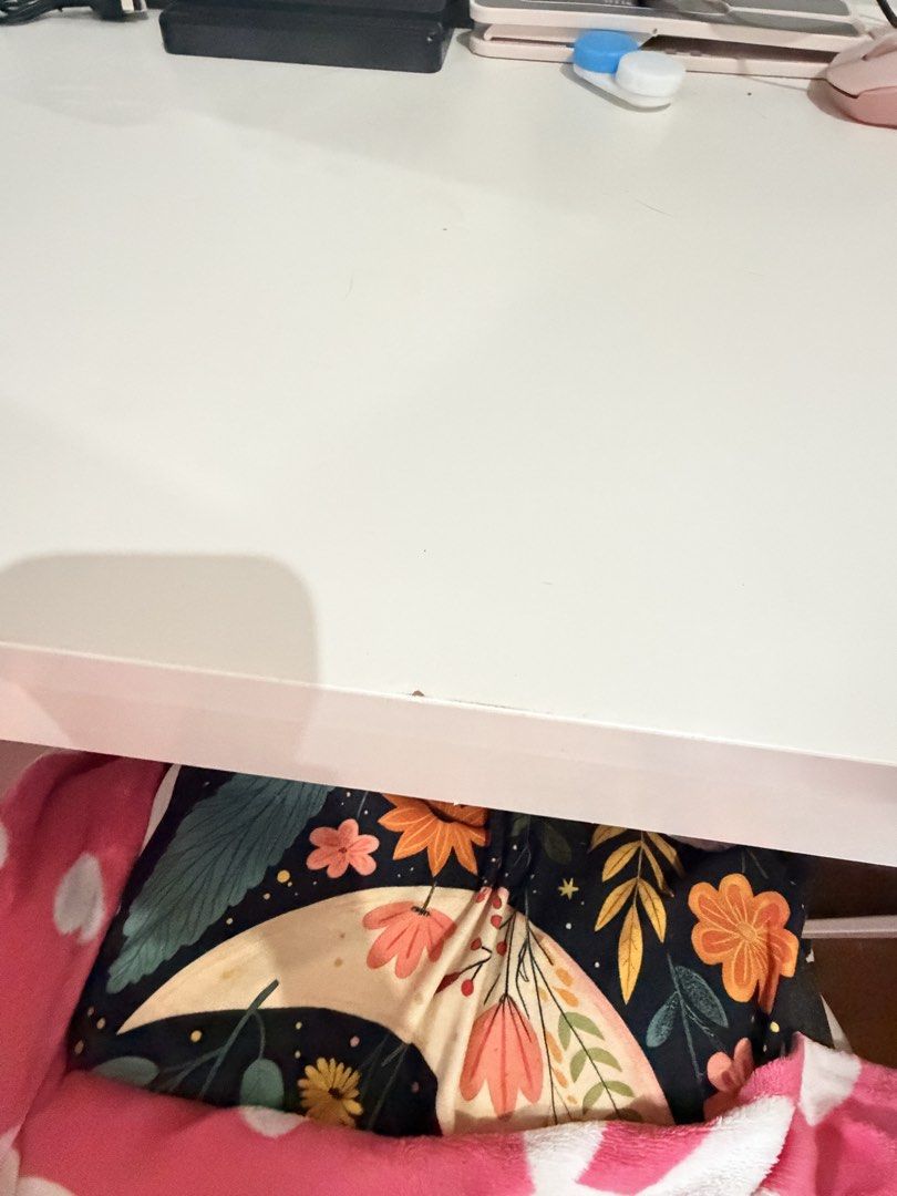 IKEA Micke Desk White 73x50cm (Category: Office Furniture & Fixtures) located in Manila. Submitted by fabulousa57353 (Listing ID 1468959941, Image 2). Description: - Dimensions: 73 x 50 cm - perfect for small spaces and dorms - Color: Clean, minimal white finish - Built-in drawer to keep your workspace clutter-free - Integrated cable outlet at the back for neat cord management - Ideal for compact bedrooms, study areas, or workstations.