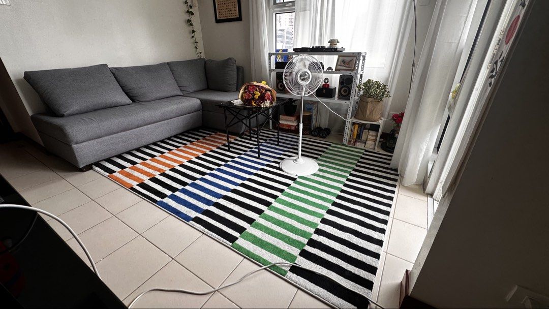 IKEA VÄNDPLATS CARPET (Category: Carpets, Mats & Flooring) located in Quezon City. Submitted by bwulf (Listing ID 1469098069, Image 1). Description: Ikea Vändplats Carpet Preowned! Dimensions: 240cm x 170cm RFS: will change condo interior Flaws: - there are some flaws but doesnt really affect the overall look/design of the carpet (as seen on photo) - some small stains (needs washing/cleaning.. might get removed from cleaning 😅) .