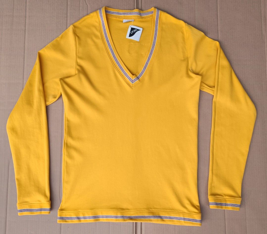 IKEA Yellow Mens V-Neck Sweater Jacket (Category: Coats, Jackets and Outerwear) located in Bacoor. Submitted by nineties_kid (Listing ID 1469066310, Image 3). Description: <==• IKEA Yellow Mens V-Neck Sweater Jacket (Unisex) Size: Medium Shoulder width: 17.5 inches Sleeve length: 30 inches Jacket width: 21 inches Jacket length: 31 inches _________________________ -Modes Of Delivery: J&T/Lalamove/ LBC (Cash on Pick-up/COD) -Meet-up (Bacoor Cavite 