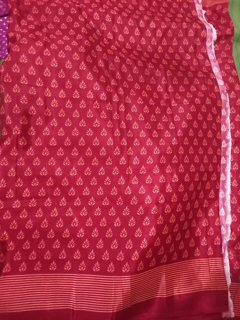 Indian saree with floral patterns and traditional prints (Category: Traditional & Ethnic wear) located in Quezon City. Submitted by janefdc (Listing ID 1469037093, Image 1). Description: Gorgeous traditional Indian sarees in vibrant colors like red, teal, green, and beige. Featuring intricate woven floral patterns and rich borders. Perfect for cultural events and traditional occasions. Multiple distinct colors and prints available. DM for inquiri