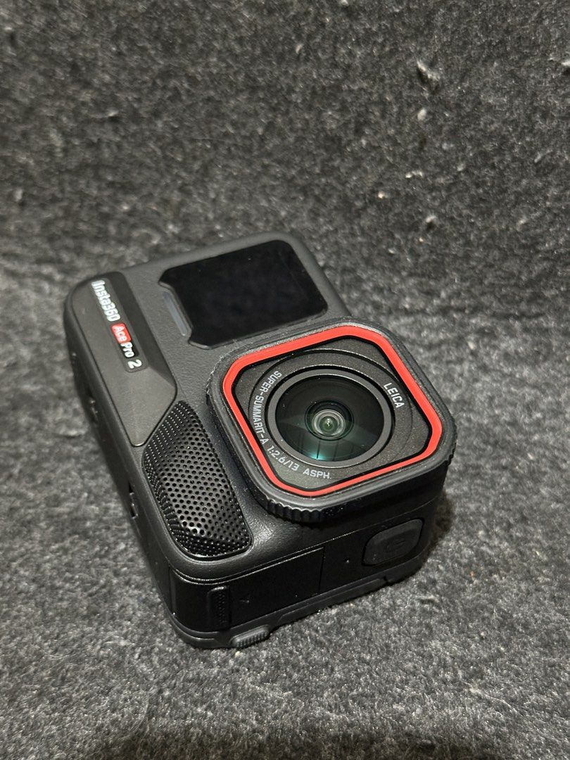 Insta360 Ace Pro 2 Action Camera Bundle (Category: Video Cameras) located in Caloocan City. Submitted by robarellano (Listing ID 1468998824, Image 2). Description: - Camera: Insta360 Ace Pro 2 action camera (tested and 100% working) - 2 Batteries - Storage: 128GB SanDisk Extreme PRO micro SD card - Original Lowepro bag - Grip Kit - 2 Batteries - Original Sandisk Extreme pro 128GB - Insta360 Mini 2-in-1 Tripod 2.0 - Telesin Neck mount - Wrist stra