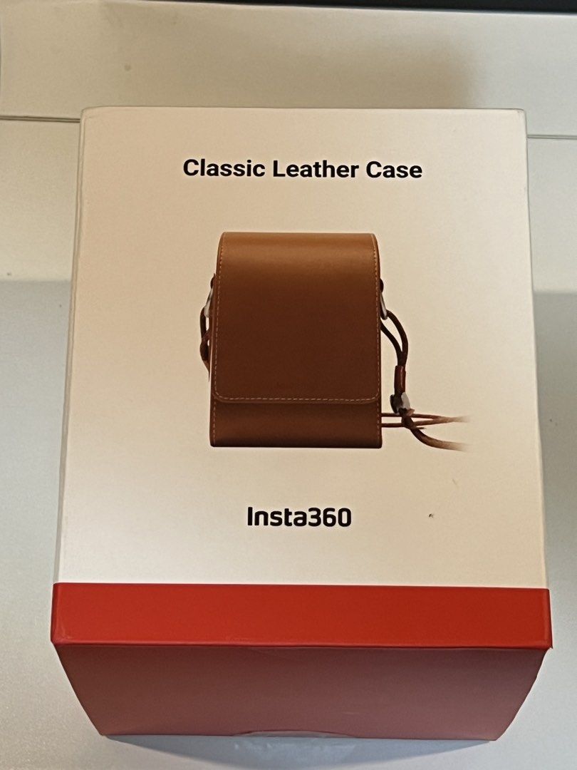 Insta360 Classic Leather Case (Like New, Complete Set with Box) (Category: Camera Bags & Carriers) located in Antipolo. Submitted by vistrove (Listing ID 1469160657, Image 1). Description: Selling an authentic Insta360 Classic Leather Case in pristine, like-new condition. Condition: Like New / Barely used — crisp condition with zero wear, scratches, or scuffs Compatibility: Fits Insta360 Ace, Ace Pro, and Ace Pro 2 Color: Rich Brown with matching