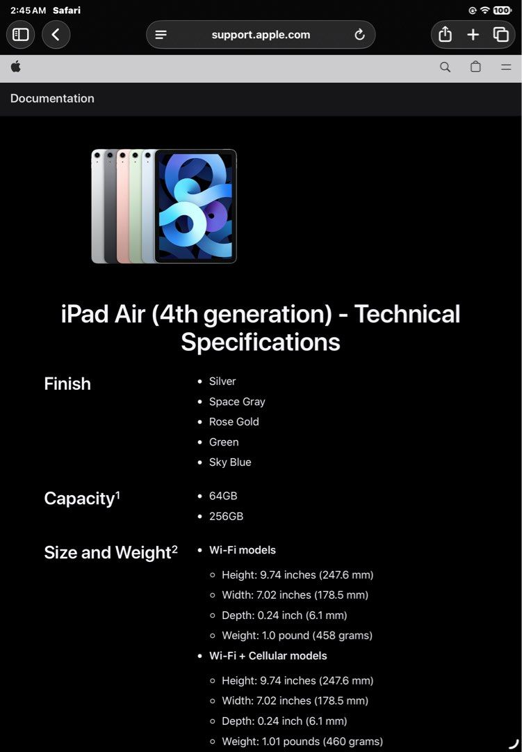 IPAD AIR 4TH GEN 64GB /WIFI (Category: iPad) located in Palayan City. Submitted by lesyeuxdanslaviedenini (Listing ID 1469138191, Image 3). Description: Ipad air 4th gen 64gb/wifi no issue except its slightly bend but its not affecting the performance of the ipad “I CAN LOWER THE PRICE IF SURE BUYER! :it comes to a original box ugreen charger earphones usb c and 2 old cases .