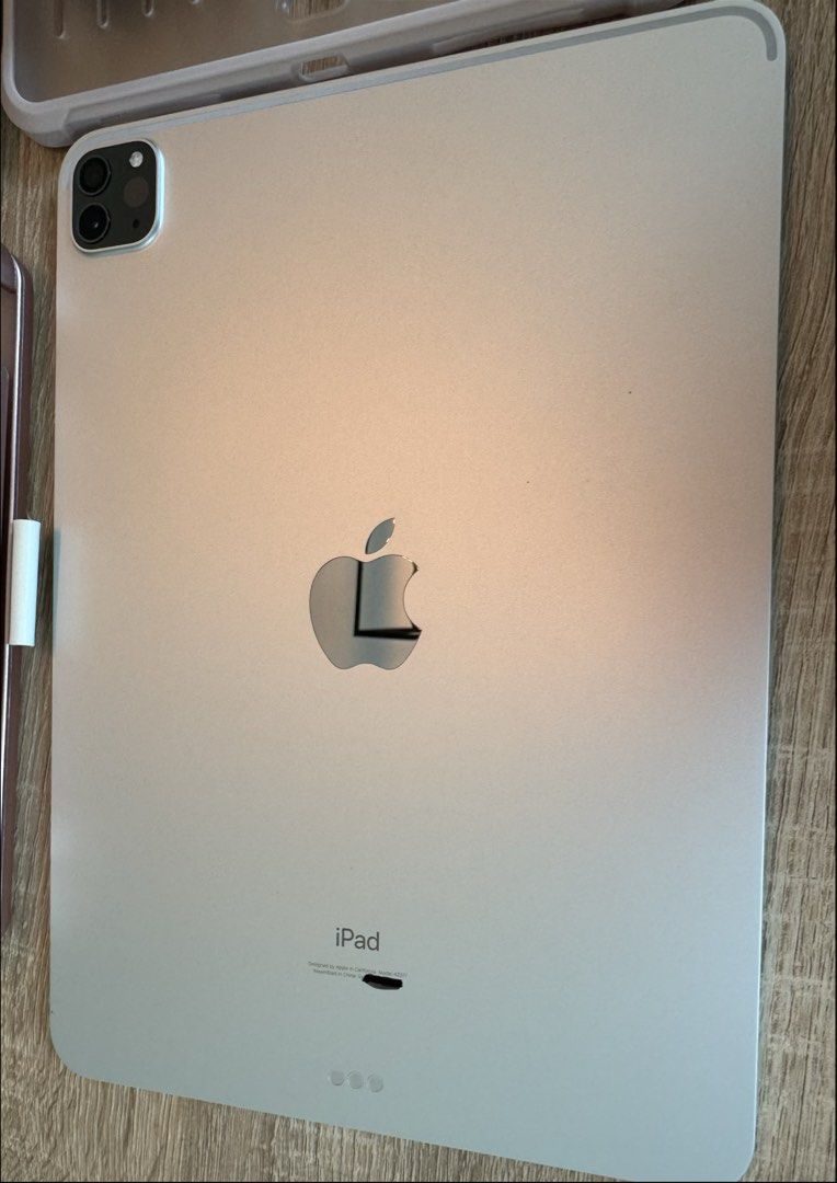 iPad Pro M1 128 GB with Apple pencil (Category: iPad) located in Taguig. Submitted by myclosetdestash (Listing ID 1468976307, Image 2). Description: Complete iPad Pro M1 Bundle – Negotiable 🌸 Includes: * Apple iPad Pro 11-inch (3rd Generation, M1) * 128GB Wi-Fi * Apple Pencil (2nd Generation) * Pink keyboard case with trackpad * Original iPad box * Several additional protective cases Condition: No scratches on the iPad and no known functional is