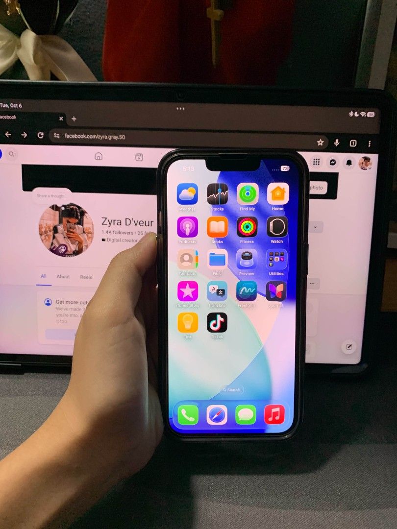 Iphone 13 (Category: iPhone 13 Series) located in Bulacan. Submitted by liveforest_f7b41a (Listing ID 1469057012, Image 1). Description: FOR SALE iPhone 13 (midnight) No issue 128gb No SIM restriction 94 battery health All working Inclusions: Original box, case and Original cord Warranty expired: June 15, 2026 Price: 17k (negotiable).