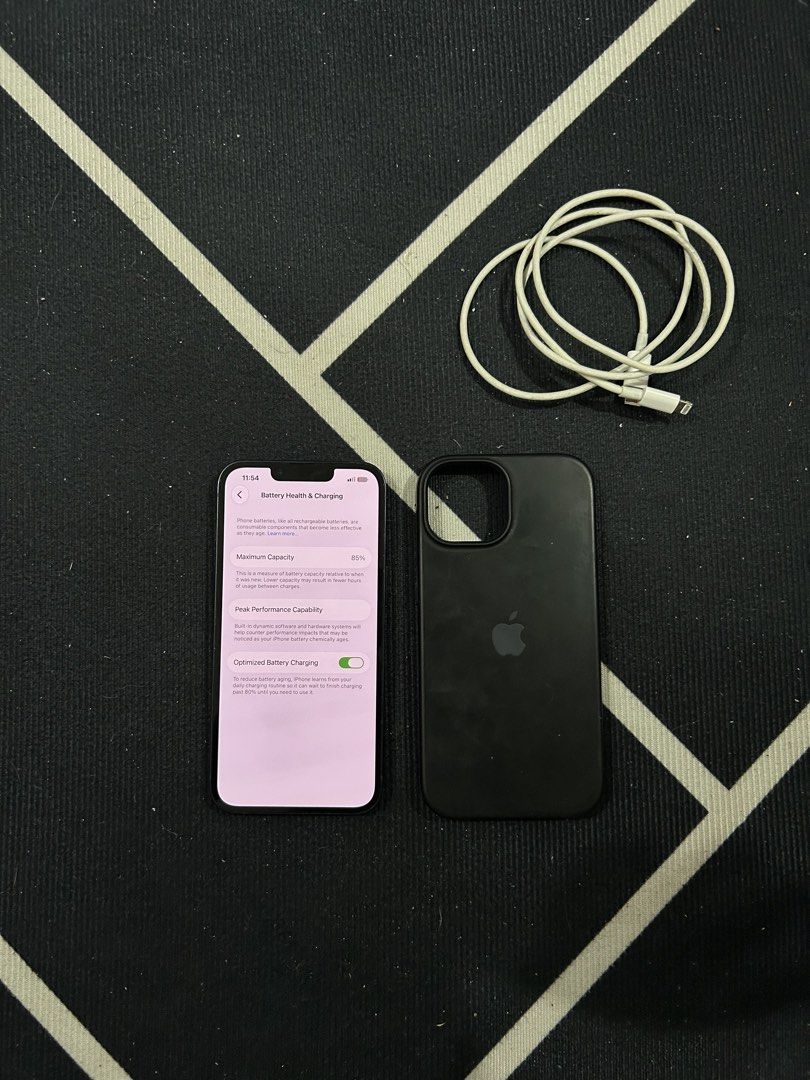 IPHONE 13 | MIDNIGHT | 128 GB (Category: Others) located in Manila. Submitted by swipe.sell22 (Listing ID 1469118770, Image 3). Description: IPHONE 13 | 128GB MIDNIGHT Asking Price: ₱14,500 85 Battery Health ZP/A Local Variant No History of Repair Available Sim: Globe, Dito and TM Issue; Paint chips Inclusions; Unit, Cord & Case ✅ With 1 Week Personal Warranty ✅ Money Back Guarantee MEET UP/ LBC 📍SJDM BULACAN | NORTH CALOOCAN 📦Shipping via LBC 
