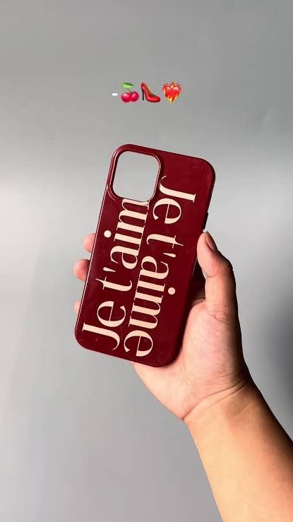 iPhone 13 Je t'aime & Wildflower Clear Case (Category: Cases & Sleeves) located in Mabalacat. Submitted by keb-a (Listing ID 1469009625, Image 1). Description: FREE just pay for sf! — mod: j&t.