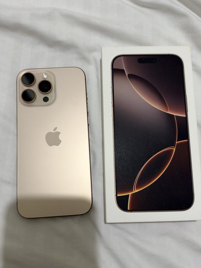 Iphone 16 pro max 256gb (Category: iPhone 16 Series) located in San Leonardo. Submitted by iluvkopiii (Listing ID 1469159765, Image 2). Description: Selling my personal phone. Not buy and sell Iphone 16 pro max 256gb No history of repair. No dents. No issue. Factory unlock. Same box, same imei Inclusions Unit, orig box, orig cord, case and extra tempered glass.