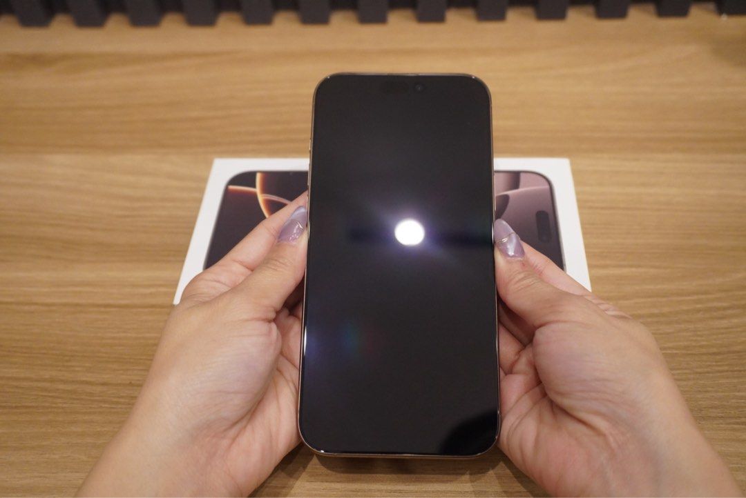 iPhone 16 pro max - 512 gb (Category: iPhone 16 Series) located in Mabalacat. Submitted by destne (Listing ID 1468975347, Image 2). Description: Price: ₱55,000 (slightly negotiable) * Storage: 512GB * Color: Desert Titanium * SIM: Physical SIM + eSIM * Network: Openline / Factory Unlocked * Battery Health: 92% Condition: * Screen: Clean and scratch-free * Back & Lenses: Spotless matte glass and clear camera rings * Frame: Micro / unnoticeable hai