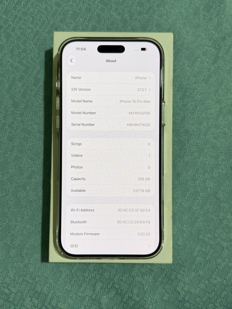 •Iphone 16 Pro Max Desert Titanium• (Category: iPhone 16 Series) located in Cavite. Submitted by bunnyburrito_ (Listing ID 1468982948, Image 3). Description: •Iphone 16 Pro Max — Desert Titanium• ⚜️256gb ⚜️No sim restrictions ⚜️All buttons are working ⚜️No history of repair ⚜️Battery Health - 91% ⚜️573 Cycle count Please do take note that there’s a slight peeling off on upper camera’s edge. See last pic. Performance is not affected. Buyer may che