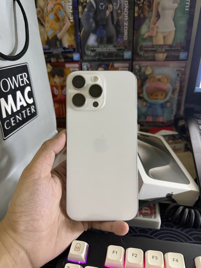 Iphone 16 pro max good as new (Category: iPhone 16 Series) located in Mandaluyong City. Submitted by kyllxybr22 (Listing ID 1469133339, Image 1). Description: Open for swap to lower unit plus cash Iphone 16 pro max 256gb Factory unlocked 87 percent battery health Good as brandnew No dents and scratches Unit case, extra tempered glass, and original cable. 45k .
