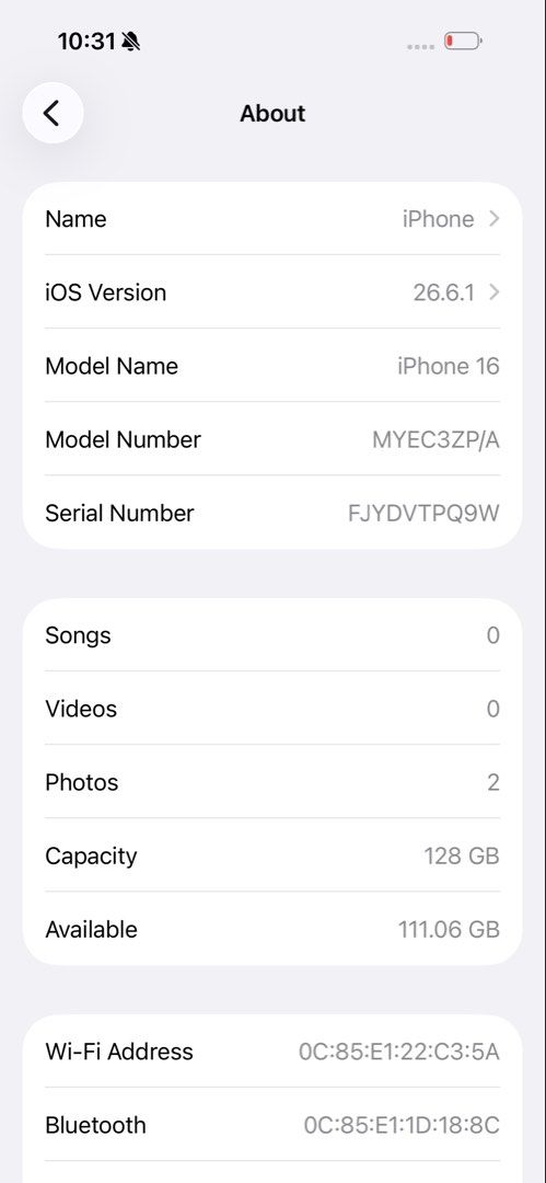 iPhone 16 Ultramarine 128GB (Category: iPhone 16 Series) located in Manila. Submitted by mj4yyz (Listing ID 1469104117, Image 2). Description: FOR SALE OR SWAP 88% Batt Health ZP/A Local Variant Smart Locked No History of Repair Unli Check and Reset No Issue With Orig Box and Cord Manila Area .