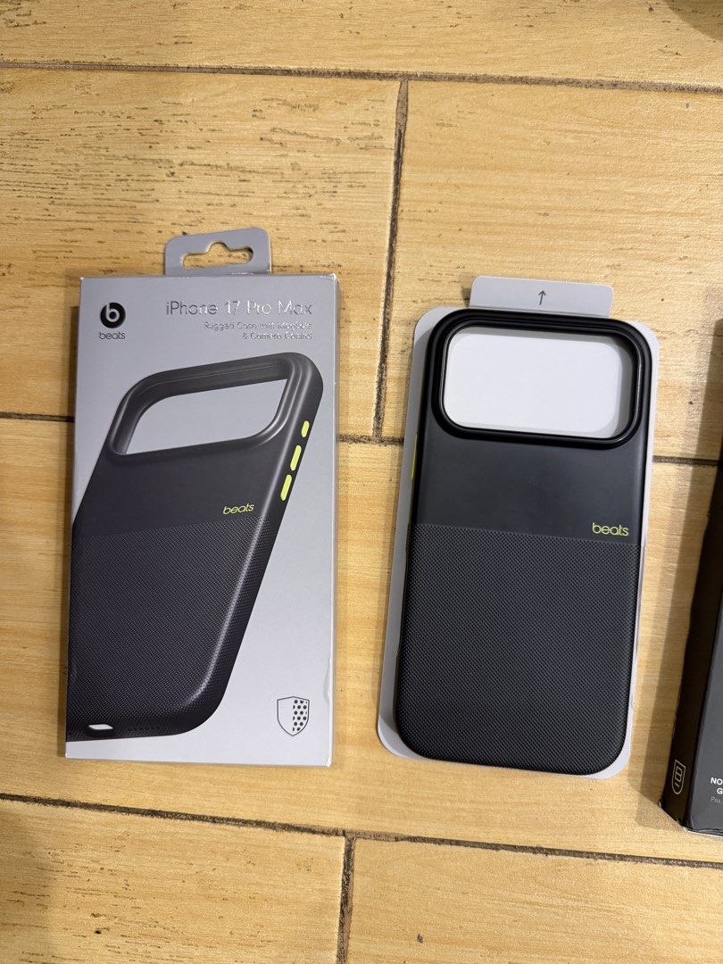 iPhone 17/18 Pro Max Case (Category: Cases & Sleeves) located in Del Monte. Submitted by joshalvarez (Listing ID 1468956266, Image 1). Description: FOR SALE BEATS RUGGED CASE - 4000 Bodyguardz Ace Pro - FREE.