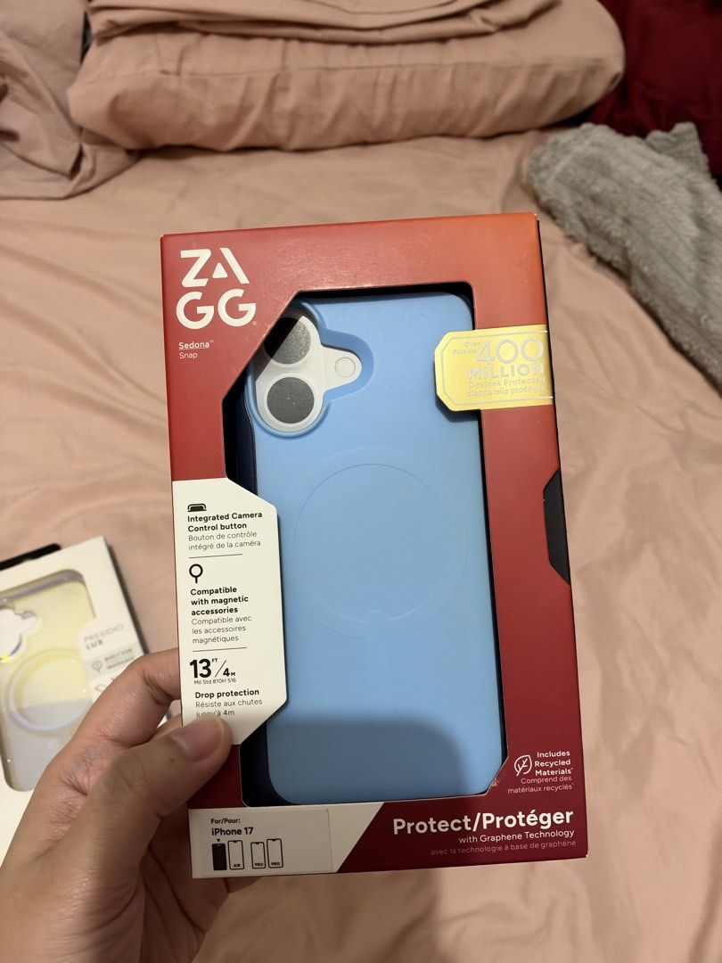 iPhone 17 Phone Cases (Category: Cases & Sleeves) located in Malasiqui. Submitted by 93frae (Listing ID 1468949082, Image 3). Description: Speck Case Zagg Case - selling as bundle All original Used only for 2 weeks Good as new Rfs: upgraded phone 📍Malasiqui Pangasinan shipping shouldered by buyer.