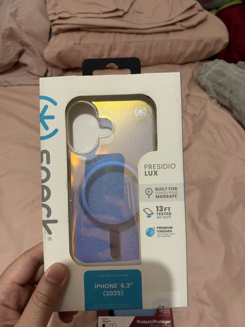 iPhone 17 Phone Cases (Category: Cases & Sleeves) located in Malasiqui. Submitted by 93frae (Listing ID 1468949082, Image 1). Description: Speck Case Zagg Case - selling as bundle All original Used only for 2 weeks Good as new Rfs: upgraded phone 📍Malasiqui Pangasinan shipping shouldered by buyer.