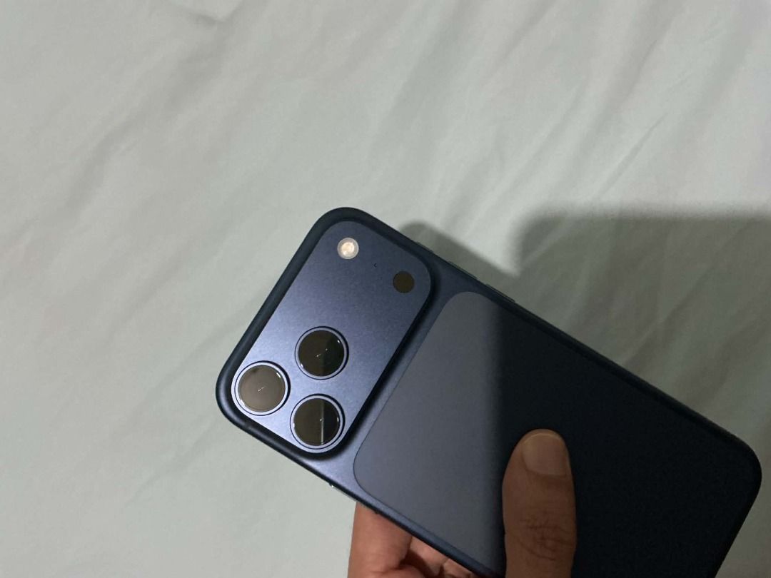 iPhone 17 Pro Max 1TB 💙 (Category: iPhone 17 Series) located in Caloocan City. Submitted by nobledolphin_929ef3 (Listing ID 1469101663, Image 1). Description: ✨ Deep Blue ✨ 6 months old | Lady-owned ✨ 100% Battery Health ✨ No scratches, dents, or issues ✨ With tempered glass from Amazon ✨ With box and cord ✨ Excellent, well-maintained condition.