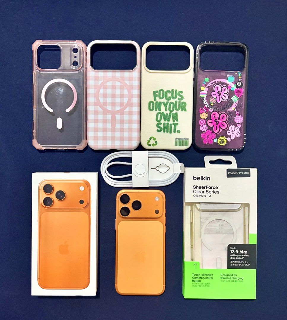 iPhone 17 Pro Max 256gb Local Unit (Category: iPhone 17 Series) located in Manila. Submitted by yourenotme (Listing ID 1469039089, Image 1). Description: FS: iPhone 17 Pro Max 256gb Factory unlocked and local unit from Beyond the Box 100% batt health Inclusions: Box with same imei Unused charging cord Cases 100% smooth no scratches no discoloration no chipped paint RFS: Phone upgrade.