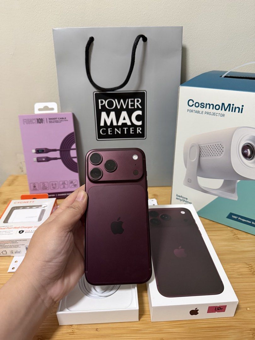 Iphone 18 pro max Burgundy 256gb 0cc (Category: iPhone 18 Series) located in Quezon City. Submitted by alou20 (Listing ID 1469003898, Image 1). Description: For sale or swap Iphone 18 pro max 256gb Burgundy Open for checking purposes only 0 cycle count Bought from power mac w/ receipt QC loc. Can have if pick up via lalamove/grab or ship via LBC.