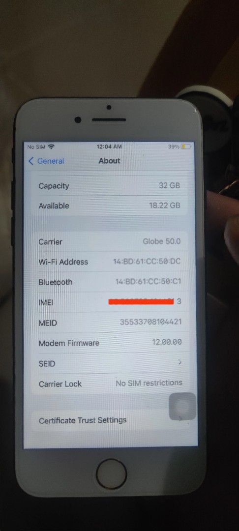Iphone 7 32gb openline no icloud issue unli reset (Category: iPhone 7 Series) located in Manila. Submitted by quickcloud-8e4a6b (Listing ID 1468965923, Image 1). Description: loc tondo iphone 7 32gb no issue openline any sim 73% battery health unli reset no icloud issue..