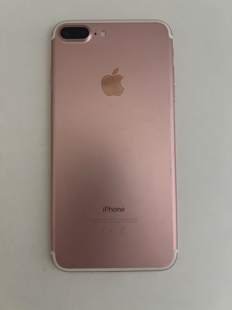iPhone 7 plus 32GB (Category: iPhone 7 Series) located in Calamba. Submitted by gp_auto (Listing ID 1469094981, Image 2). Description: iPhone 7 plus 📌100% BH (replaced battery) 📌32GB 📌Light scratches No box, no charger, no earphones.