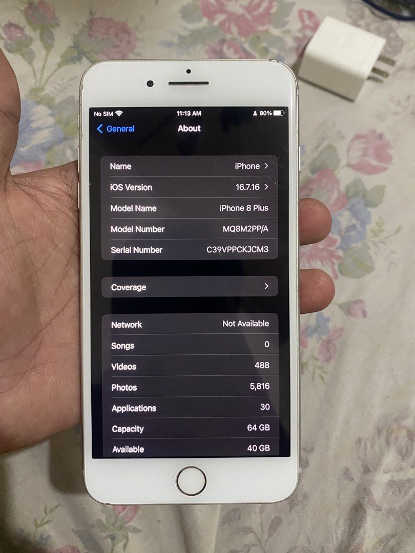 iPhone 8Plus 64GB PPA VARIANT NTC (Category: iPhone 8 Series) located in Pasig City. Submitted by marcrafael (Listing ID 1469135123, Image 2). Description: REPOST AND REPRICE OPEN FOR SWAP! FOR SALE: iPhone 8 Plus 64GB Selling Price: ₱4,499 FIRM PRICE! Specifications & Features: ✅ 64GB Storage ✅ 100% Battery Health newly replaced ✅ True Tone Working ✅ Fingerprint / Touch ID Working ✅ No Hidden Issues Issue: ⚠️ Screen has a slight yellowish tint. 