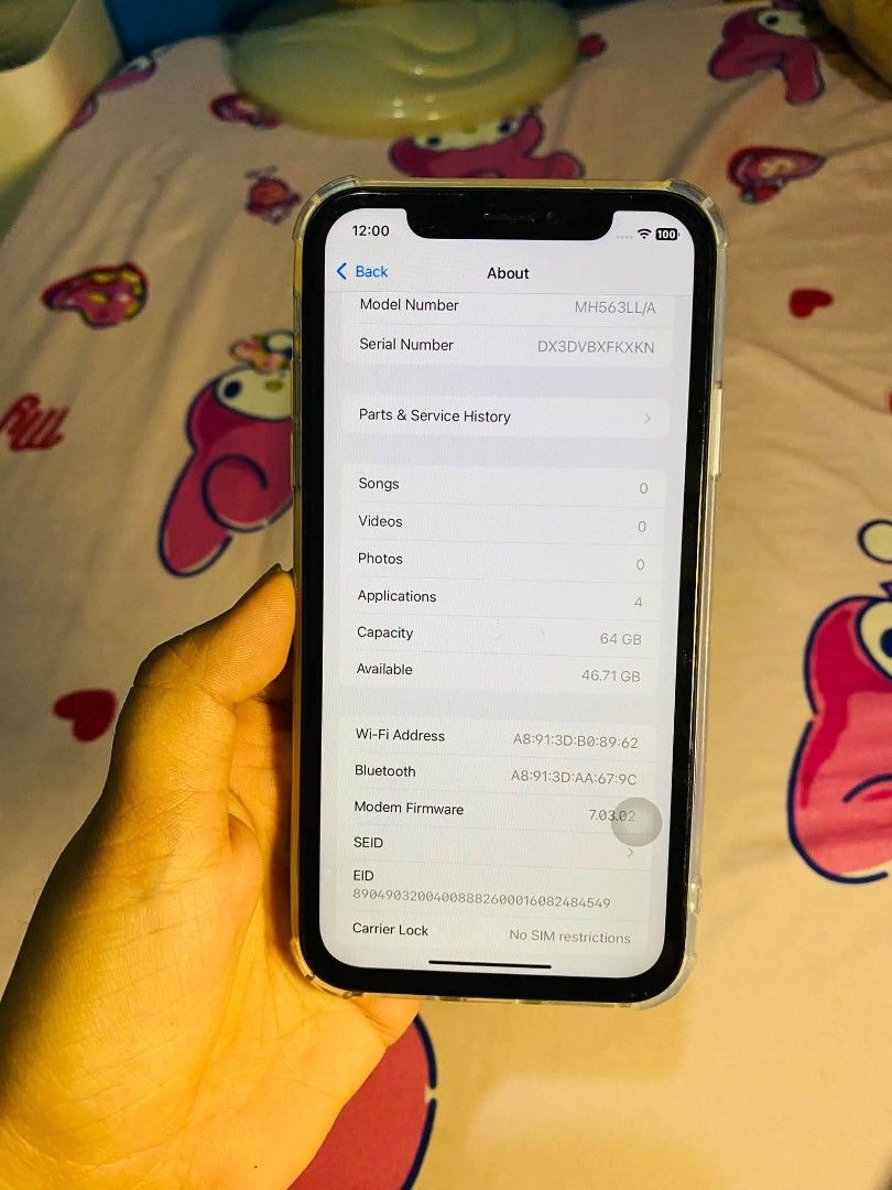 IPHONE XR-BLUE ANYSIM FU (Category: Others) located in Cavite. Submitted by annas.gadget.corner (Listing ID 1468982020, Image 3). Description: IPHONE XR 64GB ANYSIM FU UNLI RESET ISSUE FACE ID NYA HINDI MAKADETECT CHECK PICTURE PO GANA TRUETONE UNIT CORD ONLY RUSH RUSH 6KFIX PASS SA TATAWAD 78 BATT HEALTH ORIG MAKUNAT CHECK TO SAWA UPON NA MEET UP SALAWAG MEET UP ADD DELIVERY FEE.