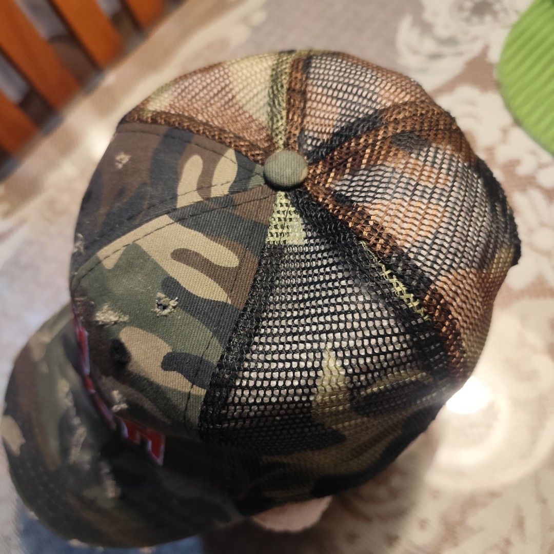 Iron Maiden Camouflage Trucker Cap (Category: Caps & Hats) located in Manila. Submitted by buyybustt (Listing ID 1469059004, Image 3). Description: Official Merch Iron Maiden 2017 Distressed Design Dm.