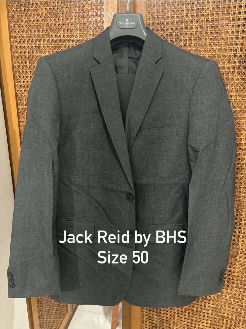 Jack Reid Suit Coat with Pants (Category: Coats, Jackets and Outerwear) located in Bacoor. Submitted by pmartnz_ (Listing ID 1469110934, Image 1). Description: - Pre-loved. Bought from UAE - Selling with Pants - If with Pants, Php 900 - Can be used for office or formal events - Size 50 Euro.