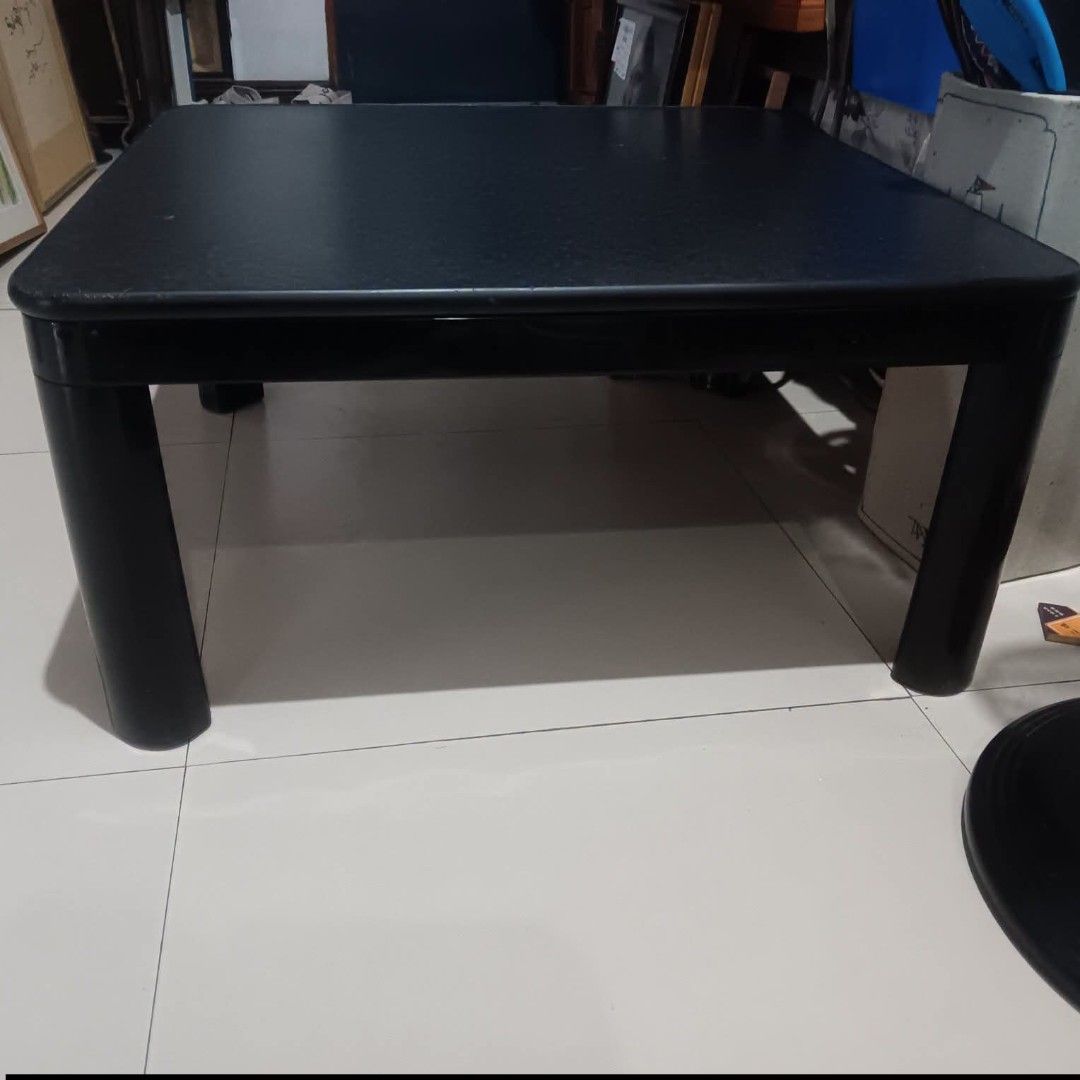 Japan Center Table (Category: Tables & Sets) located in Manila. Submitted by my_japansurplus0818 (Listing ID 1469161092, Image 2). Description: Japan Center Table. Wood Top, Thick Plastic Base/Frame 74cm x 74cm x 36cm.