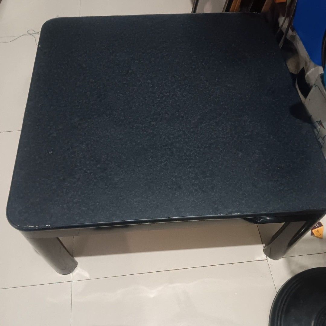 Japan Center Table (Category: Tables & Sets) located in Manila. Submitted by my_japansurplus0818 (Listing ID 1469161092, Image 1). Description: Japan Center Table. Wood Top, Thick Plastic Base/Frame 74cm x 74cm x 36cm.