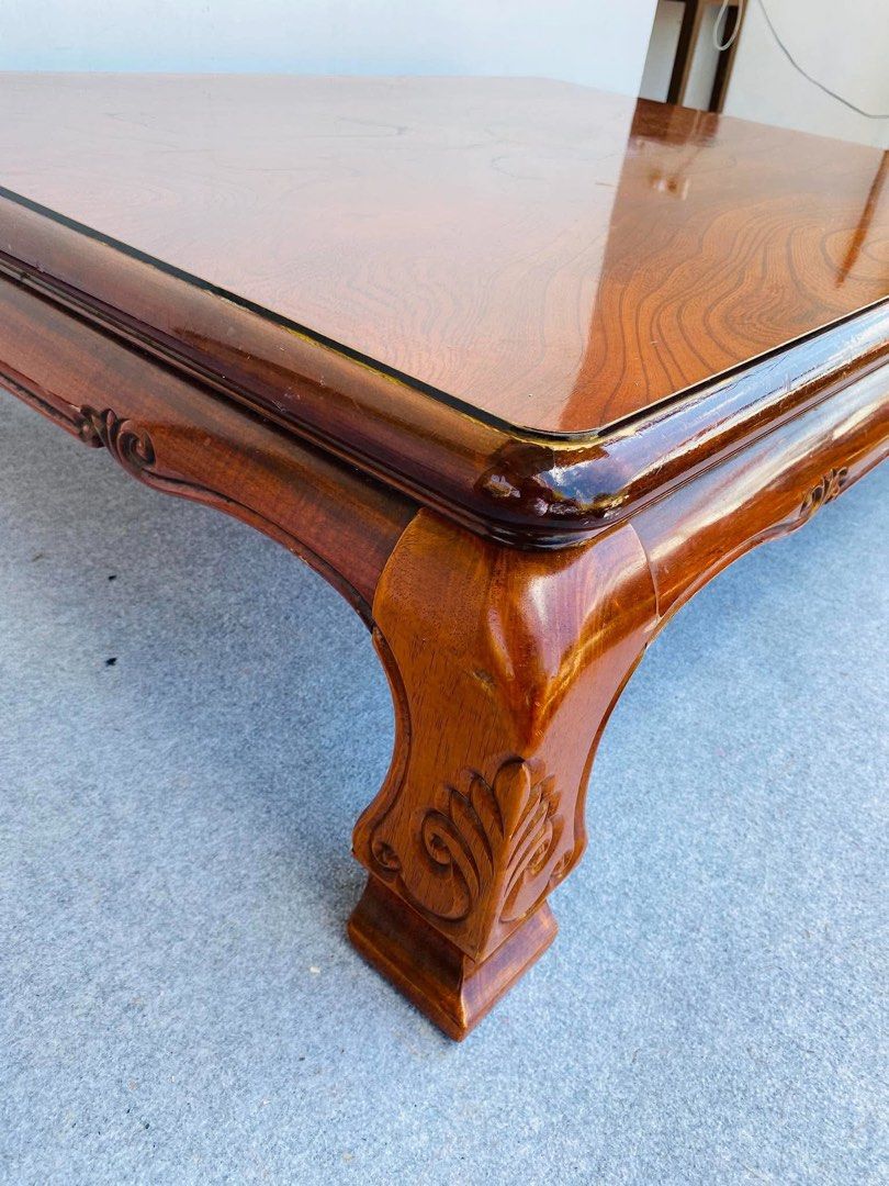 “JAPAN SURPLUS” JAPANESE TABLE / TATAMI TABLE (Category: Tables & Sets) located in Manila. Submitted by jerichocal17856 (Listing ID 1468978568, Image 3). Description: “JAPAN SURPLUS” JAPANESE TABLE / TATAMI TABLE SIZE: 48L” x 35W” x 14H” inches (AS-IS ITEM) IN GOOD CONDITION.