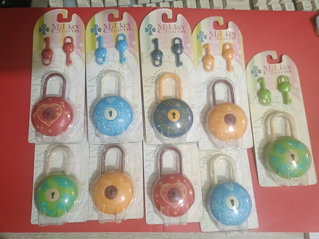 Japanese Charms & Keychains (Category: Other Merchandise) located in Quezon. Submitted by coolgoodvibes (Listing ID 1468958124, Image 1). Description: Japanese Charms & Keychains – For Sale 🔒 Milkey Charm Padlock Charms 9 pcs, in original packaging ₱150 each Take all 9 for ₱1,200 🔑 Japanese Character Keychains 3 pcs in packaging – ₱90 each 1 pc unpacked – ₱70 Take all 4 for ₱320 Good for bag charms, keychains, or collectors. 📩 Message me for i